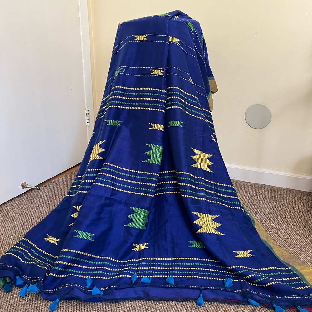 Handloom cotton saree from West Bengal